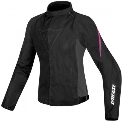 DAINESE LAGUNA SECA D1 LADY D-DRY BLACK FUCHSIA JACKET 休閒防摔衣 女版 黑粉