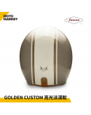 FETURE 四分之三罩 安全帽 半罩 GODEN 高登 CUSTOM 亮光淡漠駝