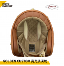 FETURE 四分之三罩 安全帽 半罩 GODEN 高登 CUSTOM 亮光淡漠駝