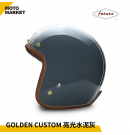 FETURE 四分之三罩 安全帽 半罩 GODEN 高登 CUSTOM 亮光水泥灰