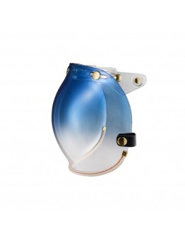 Feture 飛喬 乳白皮革TOP PP釦式風鏡-漸層藍色 復古