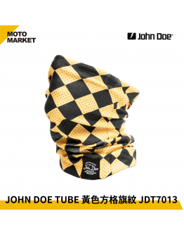 JOHN DOE 魔術頭巾 JDT7013 JOHN DOE TUBE Race Flag Yellow 黃色方格旗紋