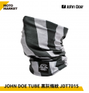 JOHN DOE 魔術頭巾 JDT7015 JOHN DOE TUBE Stripes Black Grey 黑灰條紋