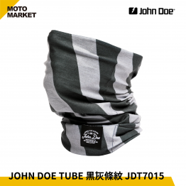 JOHN DOE 魔術頭巾 JDT7015 JOHN DOE TUBE Stripes Black Grey 黑灰條紋