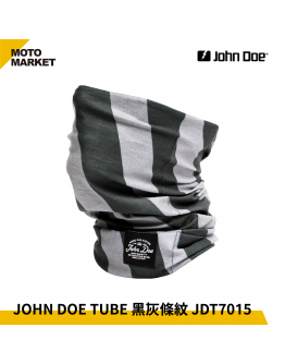 JOHN DOE 魔術頭巾 JDT7015 JOHN DOE TUBE Stripes Black Grey 黑灰條紋