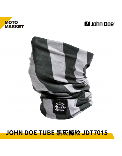 JOHN DOE 魔術頭巾 JDT7015 JOHN DOE TUBE Stripes Black Grey 黑灰條紋