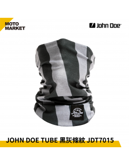 JOHN DOE 魔術頭巾 JDT7015 JOHN DOE TUBE Stripes Black Grey 黑灰條紋