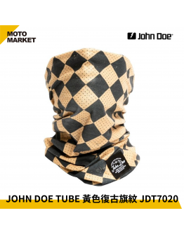 JOHN DOE 魔術頭巾 JDT7020 JOHN DOE TUBE VINTAGE FLAG 黃色復古旗紋