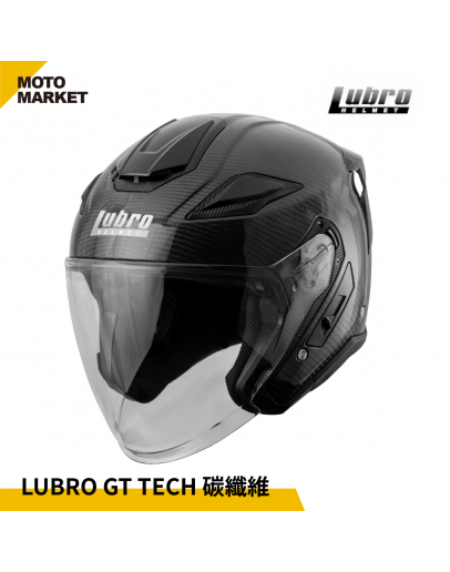 Lubro 安全帽 四分之三罩  GT TECH CARBON 碳纖維