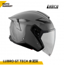 Lubro 安全帽 四分之三罩 GT TECH 水泥灰