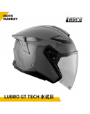 Lubro 安全帽 四分之三罩 GT TECH 水泥灰