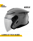 Lubro 安全帽 四分之三罩 GT TECH 水泥灰