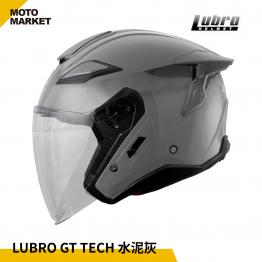 Lubro 安全帽 四分之三罩 GT TECH 水泥灰
