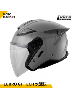 Lubro 安全帽 四分之三罩 GT TECH 水泥灰