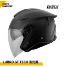 Lubro 安全帽 四分之三罩  GT TECH 消光黑