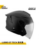 Lubro 安全帽 四分之三罩  GT TECH 消光黑