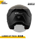 Lubro 安全帽 四分之三罩  GT TECH 消光黑