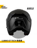 Lubro 安全帽 四分之三罩  GT TECH 質感黑 亮黑