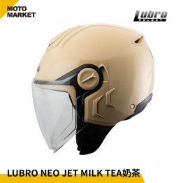 Lubro 安全帽 四分之三罩 NEO JET 奶茶
