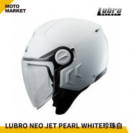 Lubro 安全帽 四分之三罩 NEO JET 亮白