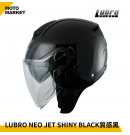 Lubro 安全帽 四分之三罩 NEO JET 亮黑