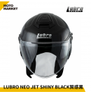 Lubro 安全帽 四分之三罩 NEO JET 亮黑
