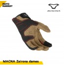 Macna Zairona 女士摩托車手套 棕