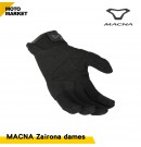 Macna Zairona 女士摩托車手套 黑