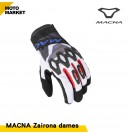 Macna Zairona 女士摩托車手套 黑白紅