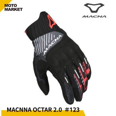 Macna Octar 2.0  夏季款防摔手套 132 黑紅白