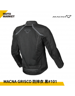 Macna 防摔外套 Grisco 防摔衣 夏季網眼 透氣外套 網布 101 黑色