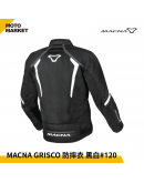 Macna 防摔外套 Grisco 防摔衣 夏季網眼 透氣外套 網布 120 黑白