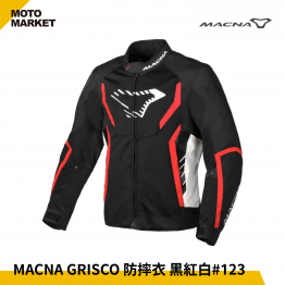Macna 防摔外套 Grisco 防摔衣 夏季網眼 透氣外套 網布 123 黑紅白