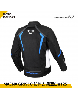 Macna 防摔外套 Grisco 防摔衣 夏季網眼 透氣外套 網布 125 黑藍白