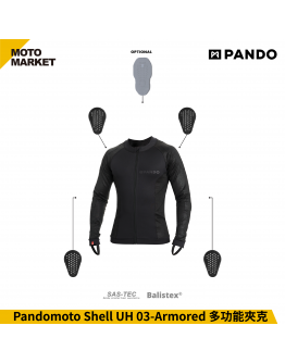 Pando Moto 護具衣 Shell UH 03 多功能夾克 男女皆宜 透氣 滑衣 可單穿 可內搭