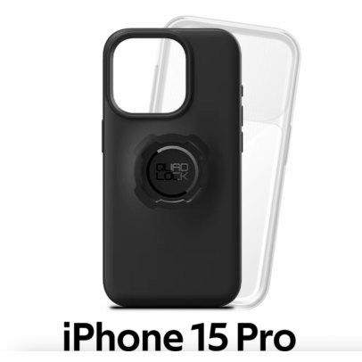 QUAD LOCK QLC-IP15M 經典防摔殼 - iPhone 15 Pro 快拆 輕巧 簡潔 手機架