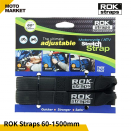 ROK Straps 可調節彈性綁繩 固定帶 60 - 1500mm 黑色