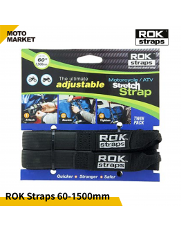 ROK Straps 可調節彈性綁繩 固定帶 60 - 1500mm 黑色