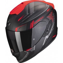 SCORPION EXO-1400 AIR SHELL 消光黑紅 全罩式安全帽