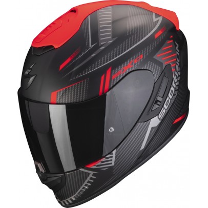 SCORPION EXO-1400 AIR SHELL 消光黑紅 全罩式安全帽