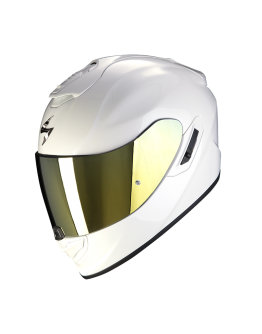 SCORPION EXO-1400 AIR SOLID PEARL WHITE 素色 白 全罩式安全帽