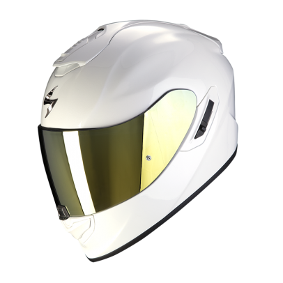 SCORPION EXO-1400 AIR SOLID PEARL WHITE 素色 白 全罩式安全帽