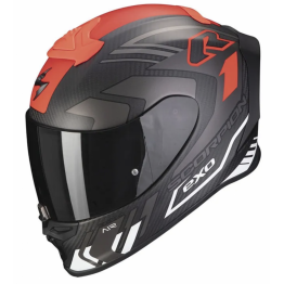 SCORPION 全罩安全帽 EXO-R1 EVO Air Carbon supra matt black silver white 碳纖維 消光黑銀白