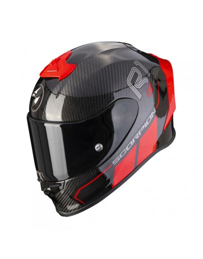 SCORPION EXO-R1 EVO AIR CARBON CORPUS II 碳纖維 黑紅 全罩式安全帽