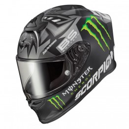 SCORPION EXO-R1 AIR FABIO REPLICA MONSTER 消光黑銀 全罩式安全帽