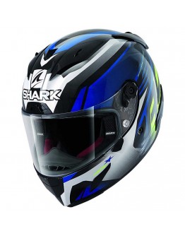 SHARK RACE-R PRO 全罩安全帽 頂級款 ASPY HE8621 KBY 黑藍
