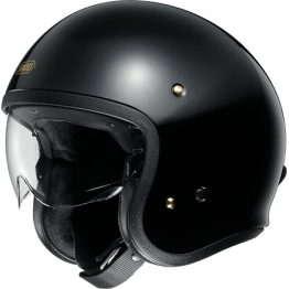 SHOEI J.O 3/4 復古安全帽 素色 #黑
