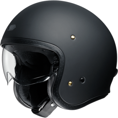 SHOEI J.O 3/4 復古安全帽 素色 #消光黑