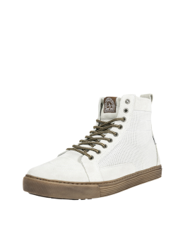 JOHN DOE Neo White/ Brown 休閒款 車靴 