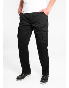 JOHN DOE Regular Cargo / Black 休閒款 牛仔 防摔褲